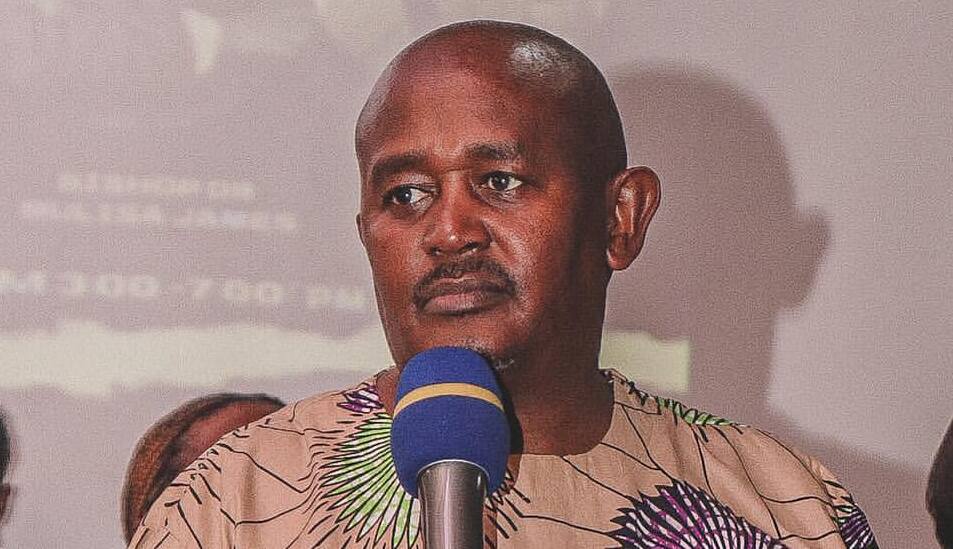 Senior Pastor of Revival Palace Community Church delivering sermon